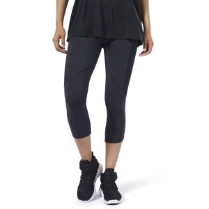 Reebok Cardio Lux 3/4 2.0 Tights Damen - Schwarz - DE 689-IGR